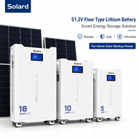 Batterie de stockage d'énergie solaire LiFePO4 empilable 30 kWh à cycle profond avec contrôle BMS avancé pour usage domestique et alimentation de secours fiable