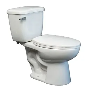 Factory Supplied Ceramic Landed Round Shape Easy Cleaning Toilet Wc For Bathroom