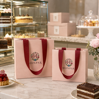 Sacs Cadeaux en Papier Rose Personnalisés HONPAK pour l'Emballage de Parfums Homme/Femme