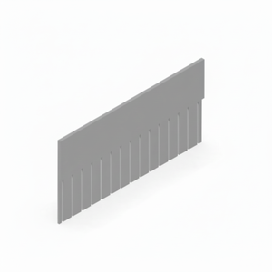 Divisore a pettine scanalato 355X180mm dimensioni per impilare scaffali e scaffali - Product Image 1