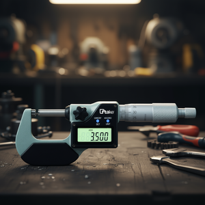 Ttake Digital <b>Micrometer</b> 0-25mm IP65 Waterproof Measurement Tool - Product Image 3
