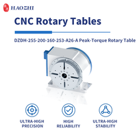 Table rotative HAOZHI à 4 axes DD |   DZDH-255-200-180-300-A26-A SERVOMOTEUR ROBUSTE 800 Nm de couple maximal, 600 Nm de serrage, 1000 Nm de moment pour machine CNC