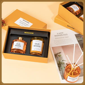 Set Regalo di Lusso <span class=keywords><strong>con</strong></span> <span class=keywords><strong>Candela</strong></span> Profumata e <span class=keywords><strong>Diffusore</strong></span> a Bastoncini per Aromaterapia e Profumazione Ambienti - Product Image 4