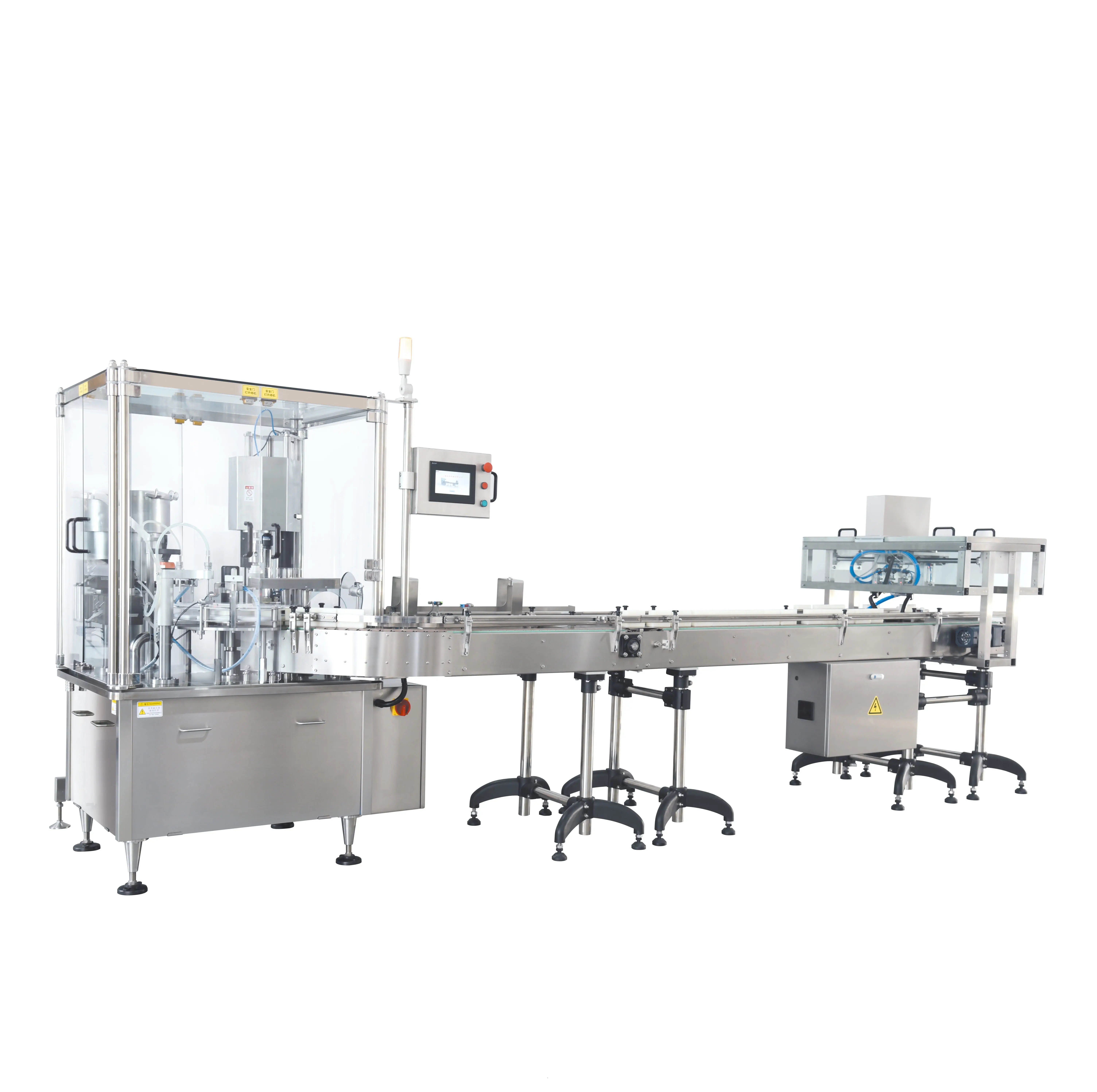 medical use 5ml 10ml Spiral Port Flat Bottom Collecting Tube Frozen Tube Liquid Filling machine