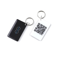 Porte-clés NFC RFID personnalisé étanche avec puce, contrôle d'accès, carte intelligente en époxy, prix usine YTS