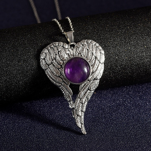 Doğal Kristal Hayvan Figürlü Kolye Ametist DIY Kolye Ucu Kadınlar İçin Tektaş Sertifikalı Hediyelik Kolye Ucu - Product Image 5