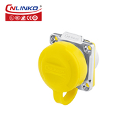 Connecteur circulaire aérien RJ45 CNLINKO DH24, étanche IP68, prise de signal Ethernet, montage sur panneau, transmission de données