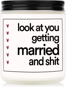 Großhandel Einzigartige Duftkerze Geschenk für die zukünftige Braut Hochzeit Verlobung Brautparty Witziges Geschenk Kunstkerze - Product Image 1