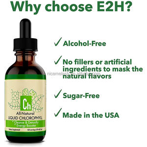 도매 판매 면역 지원 Splina 민트 유기농 비건 구강 액체 엽록소 해독 및 항산화 제 방울 - Product Image 5