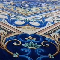 Tapis et moquette chinois 100 % laine, à poils longs, écologiques, résistants au feu, tuftés à la main, pour hôtels cinq étoiles