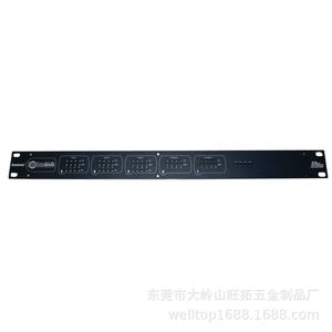 Boîtier d'amplificateur de puissance en alliage d'aluminium pour contrôle industriel WellTop, vente chaude transfrontalière, châssis en lot d'usine - Product Image 2