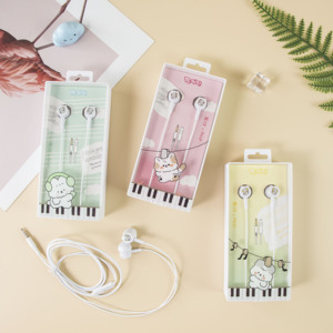 Auricolari MQ-25 con Logo Personalizzato, Carini con Motivo a Cane, <span class=keywords><strong>Cuffie</strong></span> Cablate In-Ear da 3,5mm, Impermeabili IPX-3, in Materiale ABS, Promozionali - Product Image 3