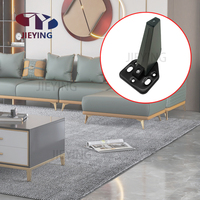 Jieying Hardware Accessories Pieds en plastique directs d'usine pour meubles de canapé Pieds de meubles d'armoire de table de bureau en plastique