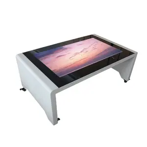 43 49 55-Zoll-Touchscreen-Tisch Digital Signage Totem LCD-Werbe bildschirme Werbe ausrüstung