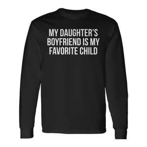 Camiseta de manga larga con estampado de My Daughters Boyfriend Is My Favorite Child - Product Image 2
