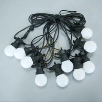E14 Guirlande Lumineuse à LED Colorée Remplaçable, Lampe à Ampoule, Ceinture, Guirlande Lumineuse Féerique, Jardin Extérieur, Fête Décoratif