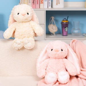 Conejo de Peluche de 40 cm, Color Rosa Beige, Suave y Adorable, Decoración para el Hogar, Regalo de Pascua para Niñas - Product Image 3
