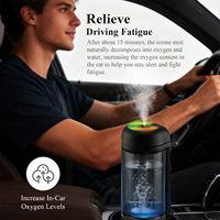 Humidificateur d'air à l'ozone pour voiture et petites pièces avec fonction de purification à l'ozone 2 en 1