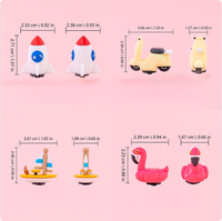 Accesorios de PVC personalizados de diseño de tendencia 2026, dijes para zapatos, bolas de comida, sombreros coloridos, flores, animales, dijes 3D bonitos para zapatos, venta al por mayor