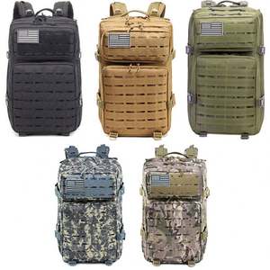 New Style Laser Punching Molle System Camouflage Packs Backpack 3P <b>Rucksacks</b> Outdoor Backpack - Product Image 1