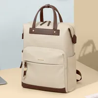 Sac à dos de voyage unisexe Dreamstar - 17,3 pouces, polyester imperméable, fermeture éclair, portable, bagage à main personnel pour les compagnies aériennes KD-CL2512004