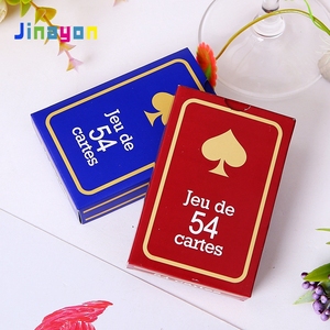 Venta al por mayor de Poker de impresión en Color jugando <span class=keywords><strong>a</strong></span> las cartas de juego de entretenimiento de <span class=keywords><strong>la</strong></span> tarjeta - Product Image 1