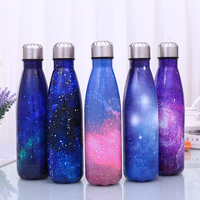 Bouteilles d'Eau Isothermes en Acier Inoxydable à Double Paroi 500 ml, Personnalisées avec un Logo Unique et Couvercle