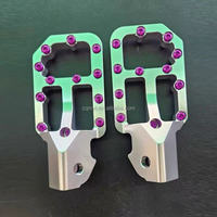 Prêt à être expédié : repose-pieds larges Sur-Ron Light Bee X LBX, pédales en aluminium 7075 usinées CNC pour Talaria E-Ride Pro