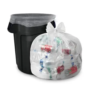 Plastics Clear Trash Bag Heavy Duty Thick Industrial Trash Liners Garbage Bags For Recycling, Contractors, Storage, Outdoor