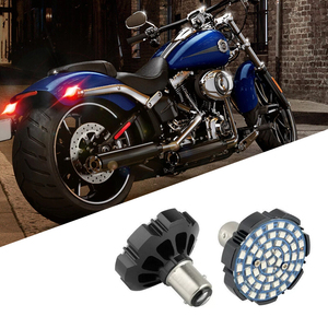 1156 Bullet Red LED Turn Signal <b>Light</b> Core Fit Touring Dyna Motorcycle Rear Indicator Lamp <b>Board</b> - Product Image 2