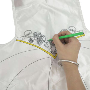 Grembiule da <span class=keywords><strong>disegno</strong></span> per bambini alla moda con 5 pennarelli colora la tua borsa per giocattoli educativi regalo - Product Image 2