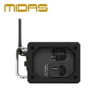 Console de mixage audio numérique professionnelle MIDAS MR12 à 12 entrées, 4 préamplis MIDAS PRO, télécommande WiFi, DSP, 40 bits flottants