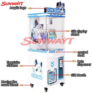 Máquina de Juego Operada con Monedas, Máquina de Atrapar Premios con Probabilidad Controlable, Máquina Expendedora de Regalos y Snacks - Product Image 5