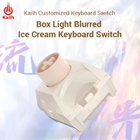 Interrupteurs Kailh BOX Light Blurred Ice Cream, entièrement en POM, pour clavier mécanique, linéaires, 5 broches, étanches IP56, pour jeux RGB et DIY