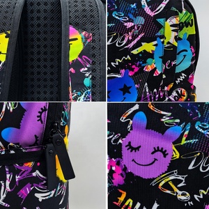 Multitaschen-Rucksack mit Graffiti-Print, Stylischer Laptop-Tagesrucksack, Schülerrucksack für Freizeit, Outdoor, Reisen und Alltag - Product Image 3
