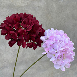 Flor de Hortensia Artificial de 72 Pétalos, Flor de Seda para Decoración de Bodas, Arreglos Florales, Decoración del Hogar, Accesorios para Fotografía en Exteriores - Product Image 3