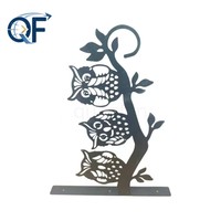 Décoration de bureau, œuvre d'art en fer forgé, Art déco, art moyen-oriental, présentoir combiné pour festival, décoration ethnique pour la maison