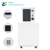 Kiosco de Autoservicio ELFDAY con Escáner RFID y QR Integrado, Pantalla Táctil Android de 21.5 Pulgadas, Impresora y Soporte de Pie para Autoservicio