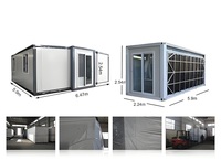 Maisons conteneurs extensibles au prix d'usine, maisons préfabriquées, mini-maisons, 20 pieds, 40 pieds, modernes, protection de l'environnement