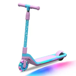 50W 5 Inch Children 2 Wheel Safety Electric Scooter For Kids Portable Balance Scooter Electric Scoote With Led Light