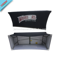 Nappe de Table ronde noire en Spandex, housse de Table ajustée rectangulaire