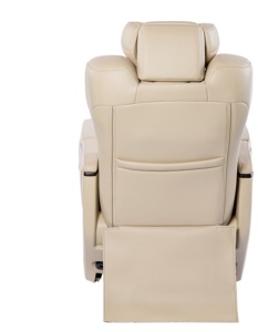 Asiento Trasero Plegable de Tres Plazas, Tipo Cama, de Lujo VIP, con Reposabrazos y Control Central - Product Image 1