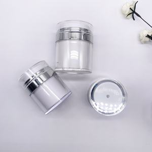 กระปุกครีมอะคริลิคแบบเติมได้ ขนาด 30 กรัม 50 กรัม 100 กรัม ขวดสุญญากาศแบบกด กระปุกครีมแบบไม่มีอากาศ บรรจุภัณฑ์เครื่องสำอาง - Product Image 2