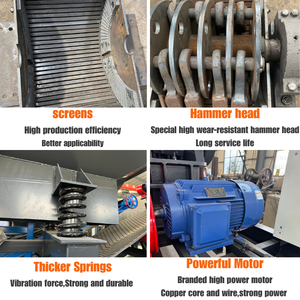 Broyeur de roche de pierre de marteau d'étape unique de combinaison de Offre Spéciale Pc200x300 concasseur à marteaux portatif pour la pierre - Product Image 5