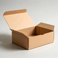 Cartons ondulés personnalisés respectueux de l'environnement, boîtes d'expédition professionnelles pour le commerce électronique, personnalisables avec des logos