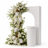 Arche de fleurs synthétiques en gros pour mariage et anniversaire, arche décorative de fleurs artificielles