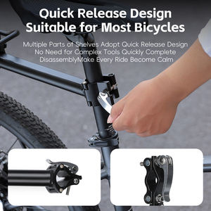 WEST BIKING <span class=keywords><strong>Portaequipajes</strong></span> Trasero para Bicicleta, Cesta de Gran Capacidad, Liberación Rápida, 20L - Product Image 3