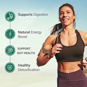 Vigoworld веганский суперпищевой Зеленый Порошок Сок цельные продукты Органическая Спирулина хлорелла с пробиотиками пребиотический пищеварительный фермент - Product Image 2