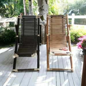 Gran oferta, tumbona de bambú Natural sólido para patio al aire libre, junto a la piscina, jardín, patio, uso Exterior de Hotel - Product Image 3