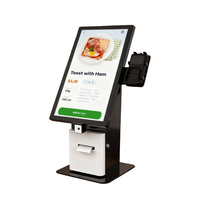 Kiosco de autoservicio de divisas con pantalla táctil capacitiva Android, Intel Core I5/I7, 1 año de garantía, SDK, lector de códigos de barras, metálico